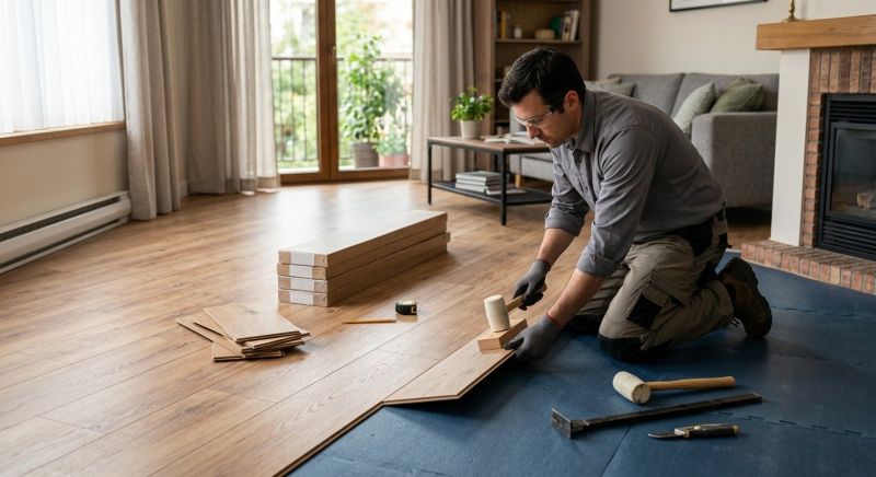 Laminate Floor Replacement in Roseville, CA