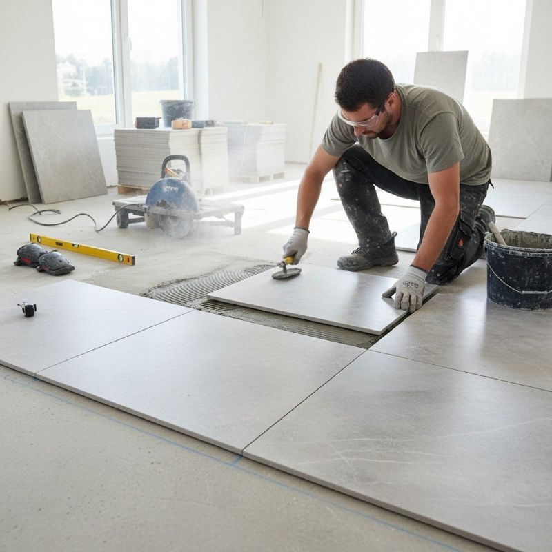 Mosaic Tile Floor Installation in Baltimore, MD