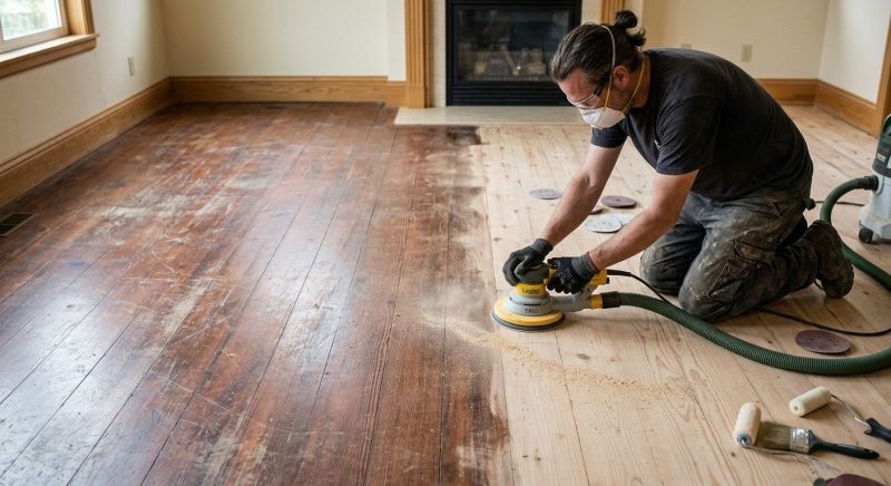 Wood Floor Refinishing in Alpharetta, GA